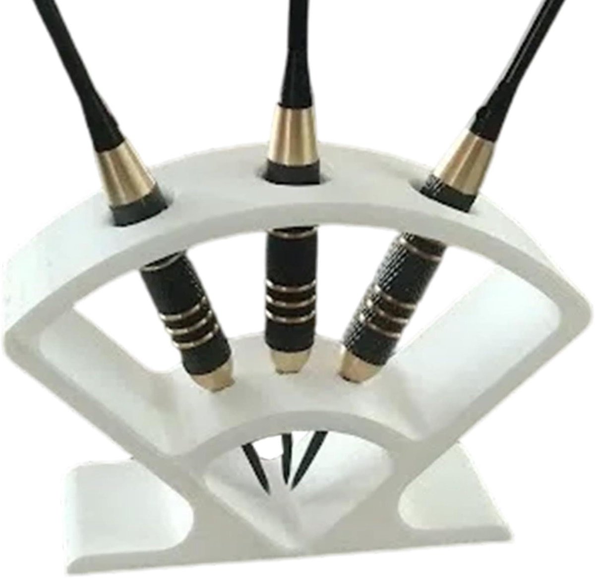 Dart Opberghouder - Dart Rack - Darts Organiseren - Ruimtebesparend Verticaal - 13W cm - Wit