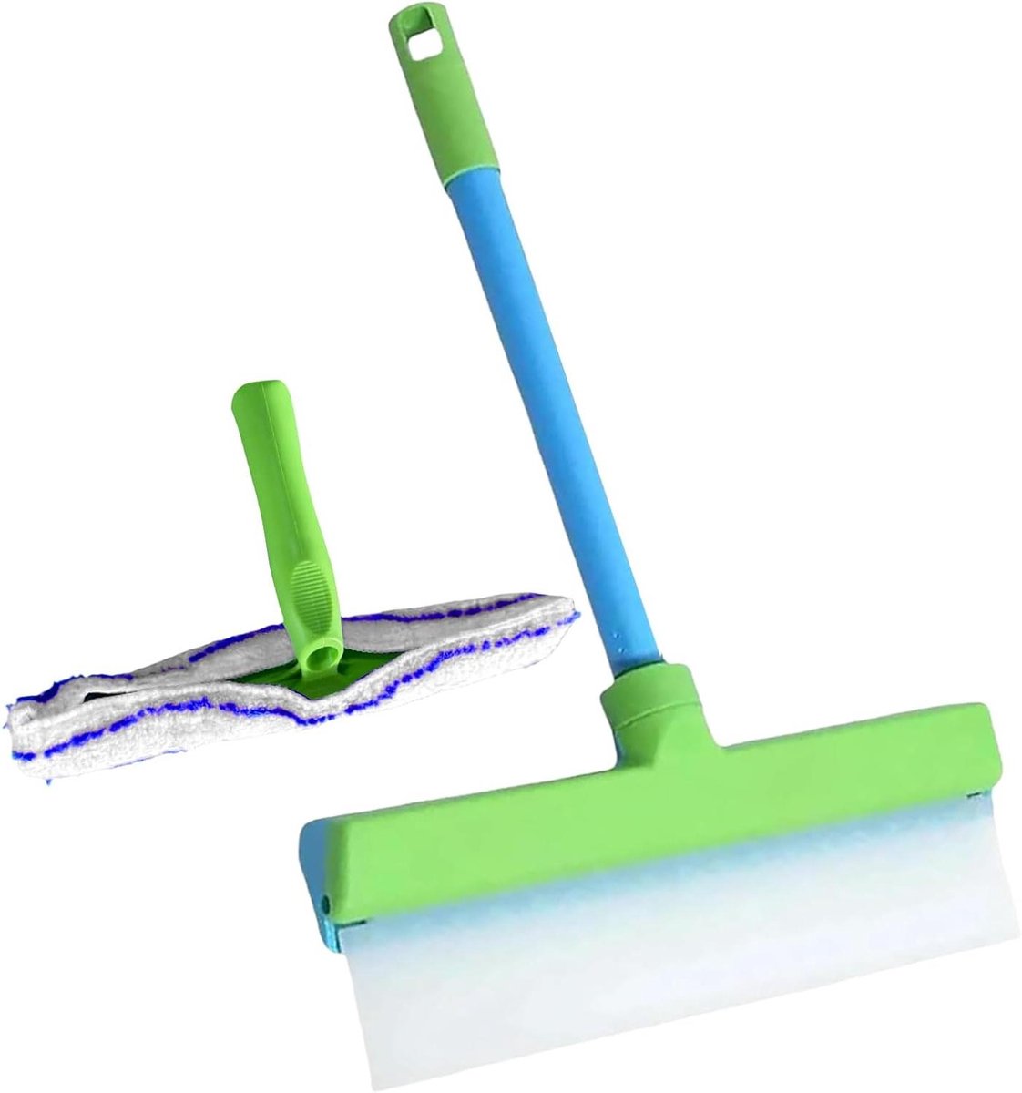 Siliconen Rakel - Wisser Trekker - Ramen Schoonmaken - Slijtvast Materiaal - 30 x 17 x 7.5 cm - Blauw