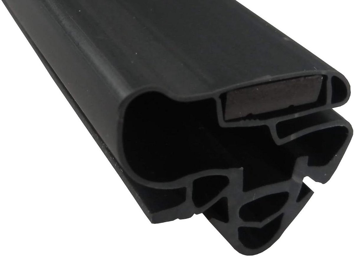 Magneetafdichting profiel - Deurafdichting - Koelkast reparatie - Zelfmontage - 2000 mm - Zwart