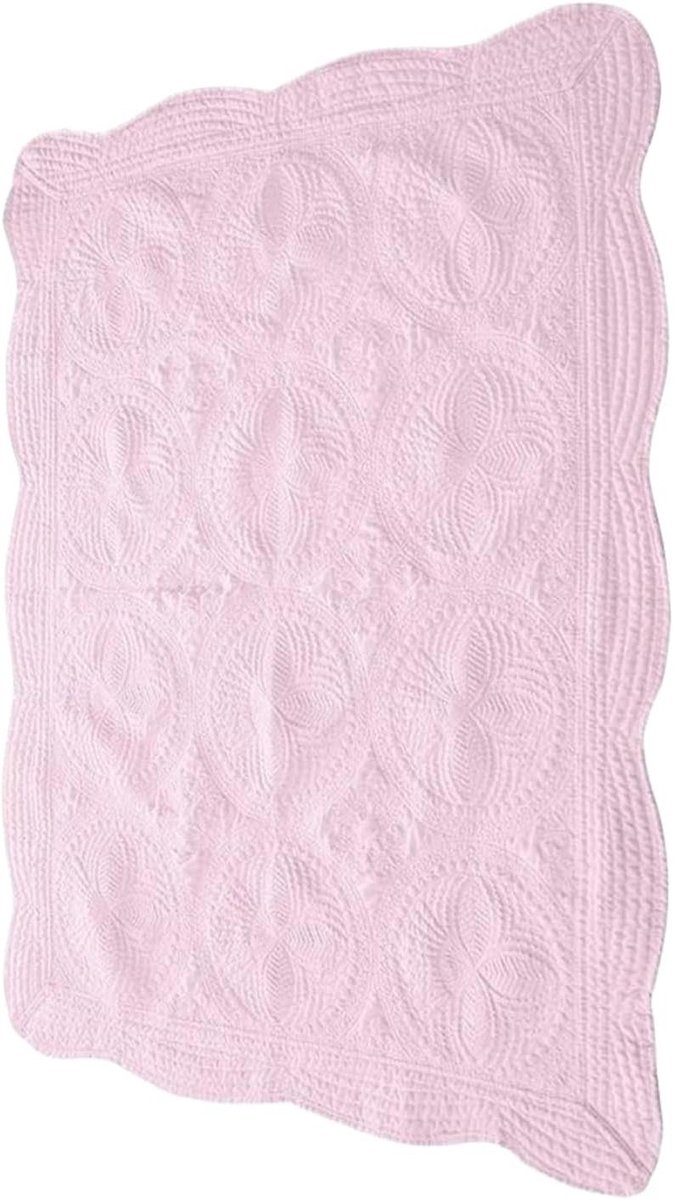 Baby Quilt - Baby Deken - Reizen met Baby - Machine Wasbaar - 117x91 cm - Roze