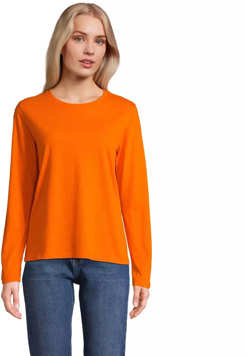 SOL'S Women´s Monarch Long Sleeve T-Shirt L04443 - orange - XS