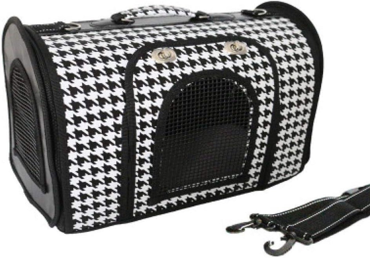 Huisdier Handtas - Draagtas Hond Kat - Reizen met Huisdier - Ventilatie Roosters - L (49x25x26cm) - Lichtgroen