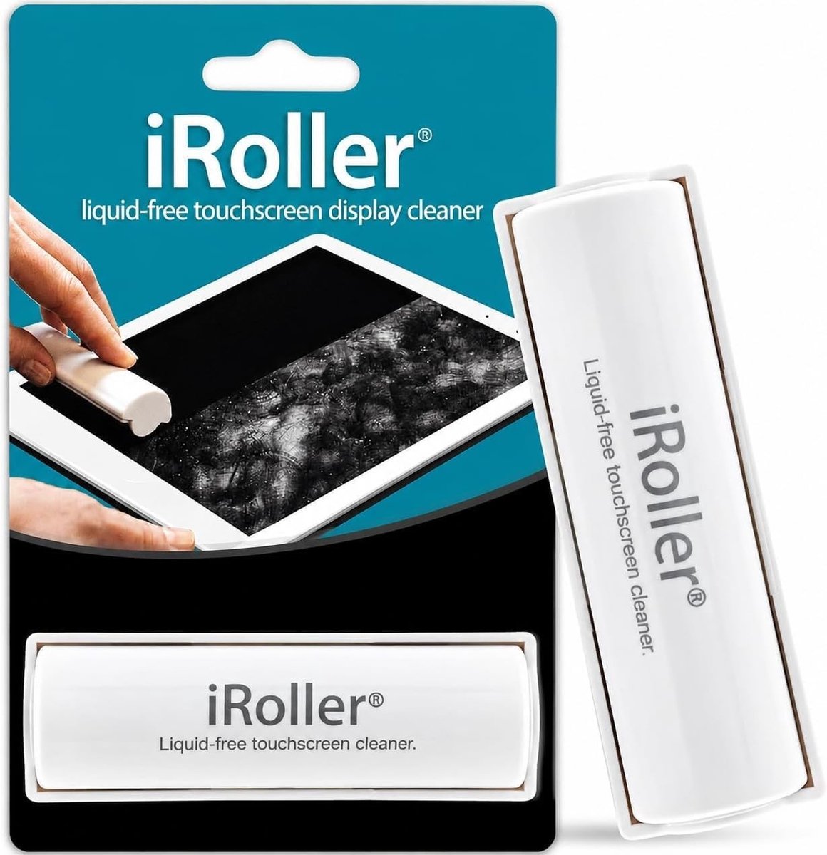 Schermreiniger - Zilver - 3,5 inch - Vloeistofvrije Herbruikbare Reiniger voor Mobiele Telefoon en Notebook