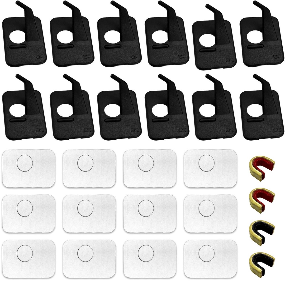 Omgoods - 12-Pcs Pijlensteun voor Recurve Boog met Nock Points