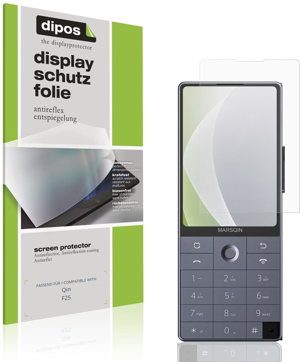 dipos – 4x Matte Beschermfolie geschikt voor Qin F25 | Krasbestendige & antireflecterende Screenprotector Ultra-Thin