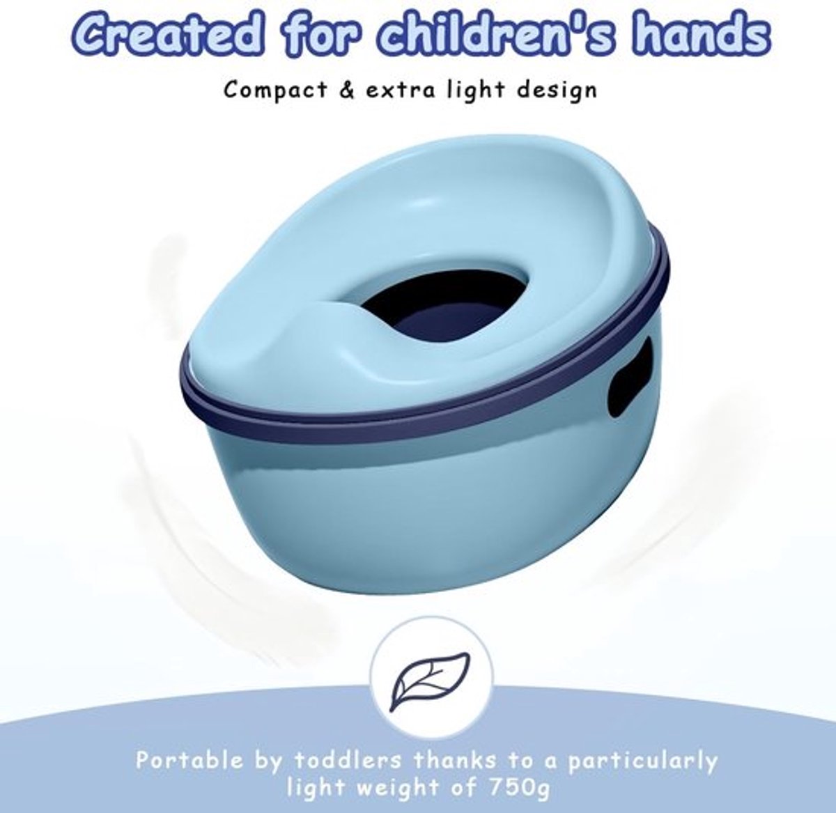 Potje Kinderen Ergonomisch - Toiletbril - Opstapkruk - Draagbaar - Vouwbaar - Inclusief Reinigingszakken - Toiletpot