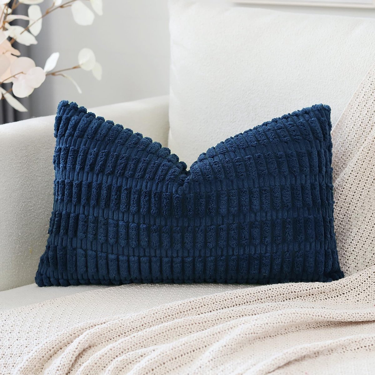 Kussenhoes 30 x 50 cm - Corduroy - Superzacht - Decoratie voor bank of slaapkamer - ShopVlot