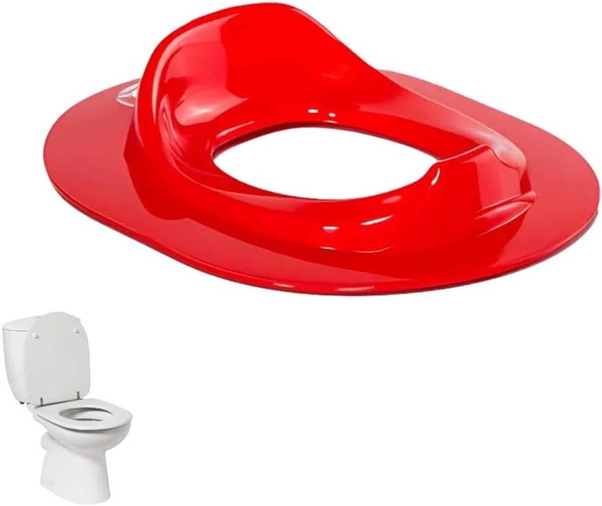 Kindertoiletverkleiner - Zindelijkheidstrainer - Leren zindelijkheid - Universele pasvorm - 36 cm lang - Willekeurig