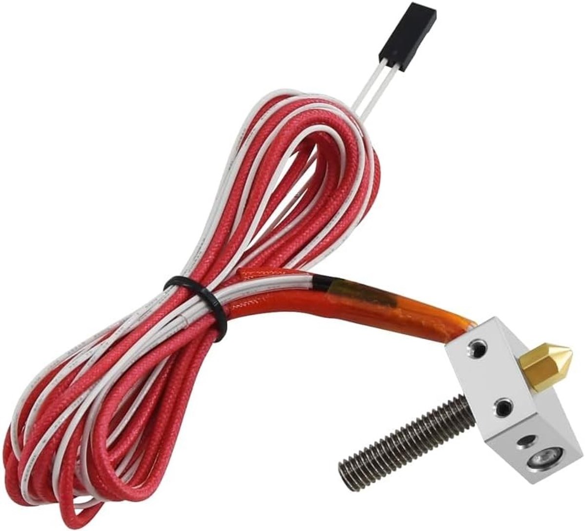 Extruder 1.75mm naar 0.4 voor Anet A8 Hotend - 3D Printer Nozzle, Throat en Heater Block Kit voor Verbeterde Printkwaliteit