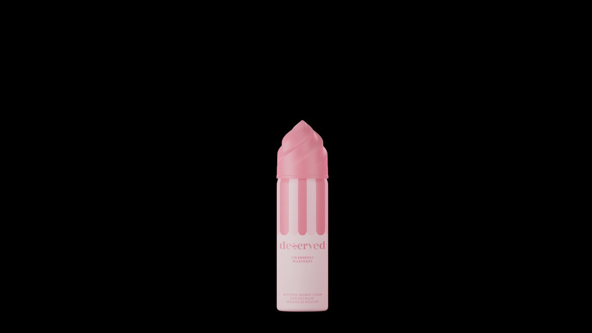 Deserved - Shower Foam Strawberry Milkshake