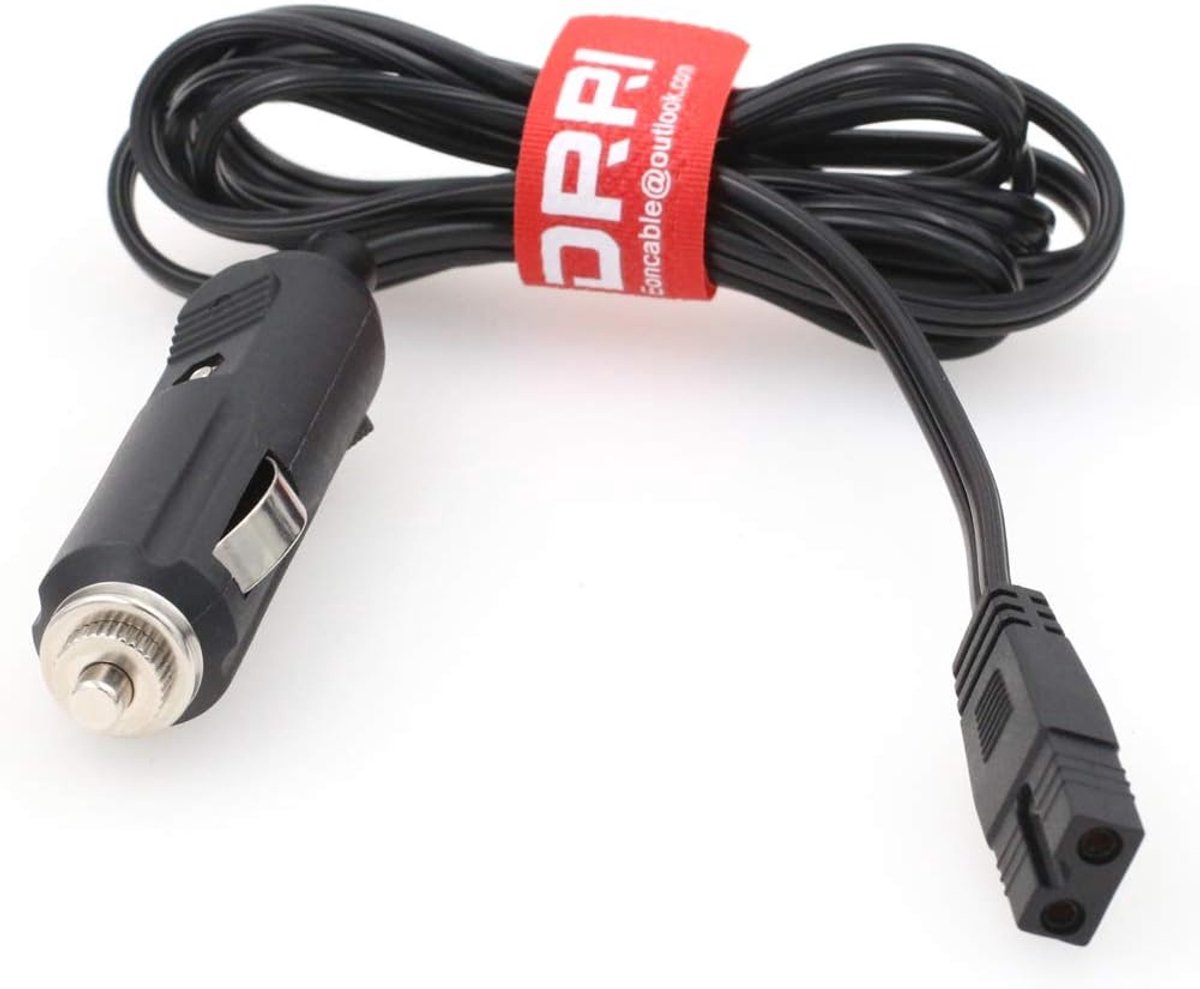 DRRI Mini-koelkast, 12 V DC, 2-pins netsnoer voor Mobicool koelbox, autokoelbox, auto-vriezer, koelkast (3 m) - ShopVlot