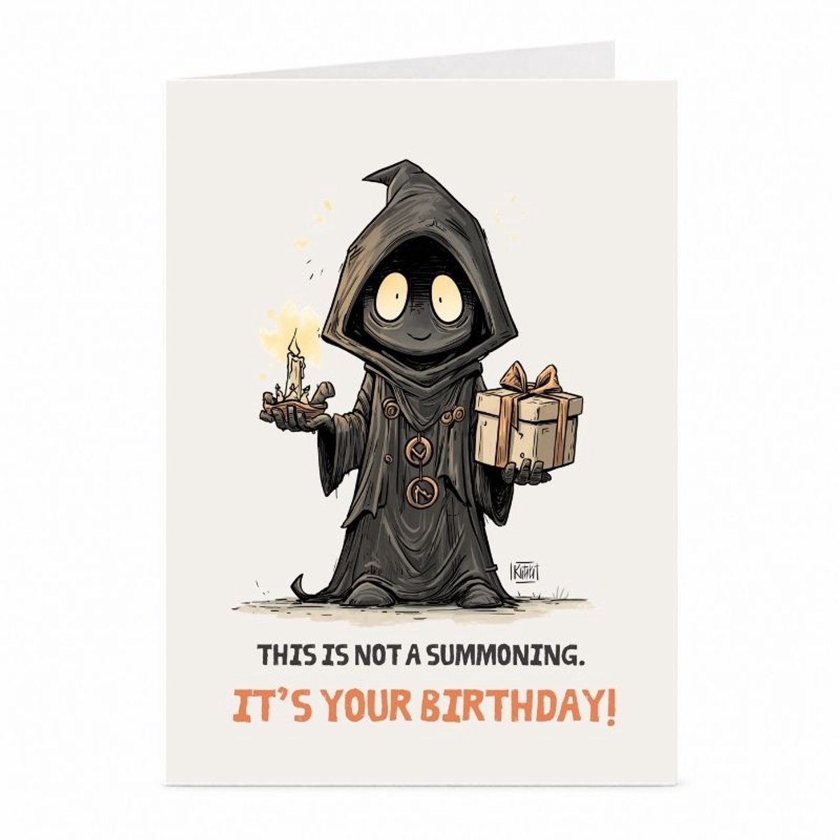 Cultist - Verjaardagskaart - JustTheCardGuy - A6 met envelop