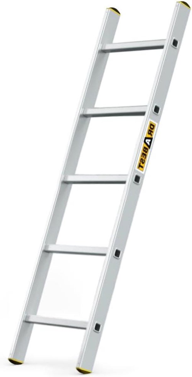 Multifunctionele Ladder - Aluminium Trapladder - Veilig Klussen - Professionele Stabiliteit - 1385 m Hoogte - Aluminium
