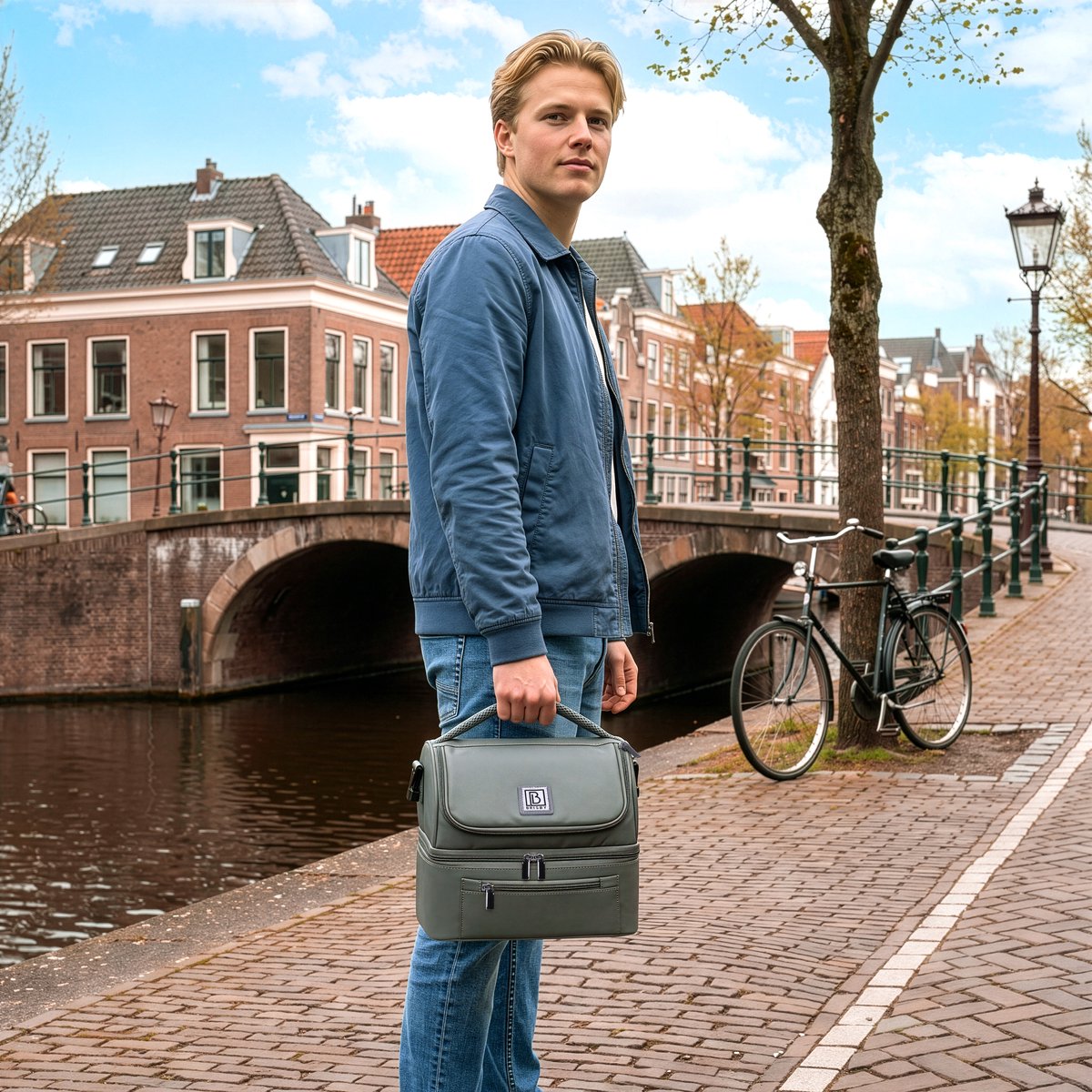 Brisby Kolftas 11 Liter – Koeltas voor Moedermelk & Borstkolf – 2 Geïsoleerde Vakken – Inclusief 2 Koelelementen – Tot 10 Uur Koel - Misty Green — cadeau in Cadeau-ideeën - foto 2