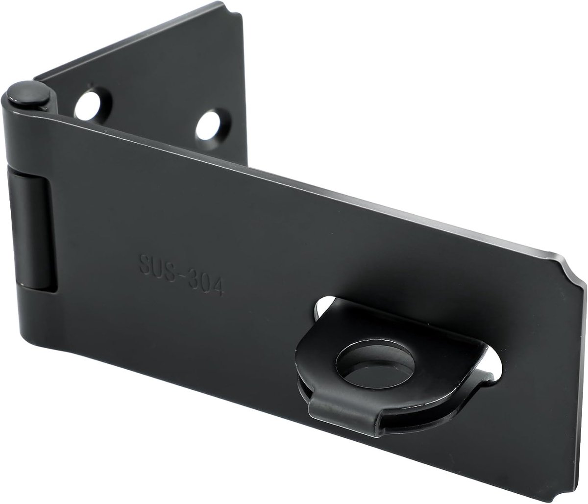 Mooche 4 stuks deurhangslot Hasp, Heavy Duty beveiligingsgrendel en nietje met schroeven, SUS304 roestvrijstalen - ShopVlot
