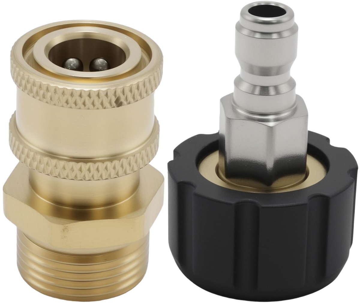 Adapter voor hogedrukreiniger, M22 14 mm naar 1/4 inch snelkoppeling