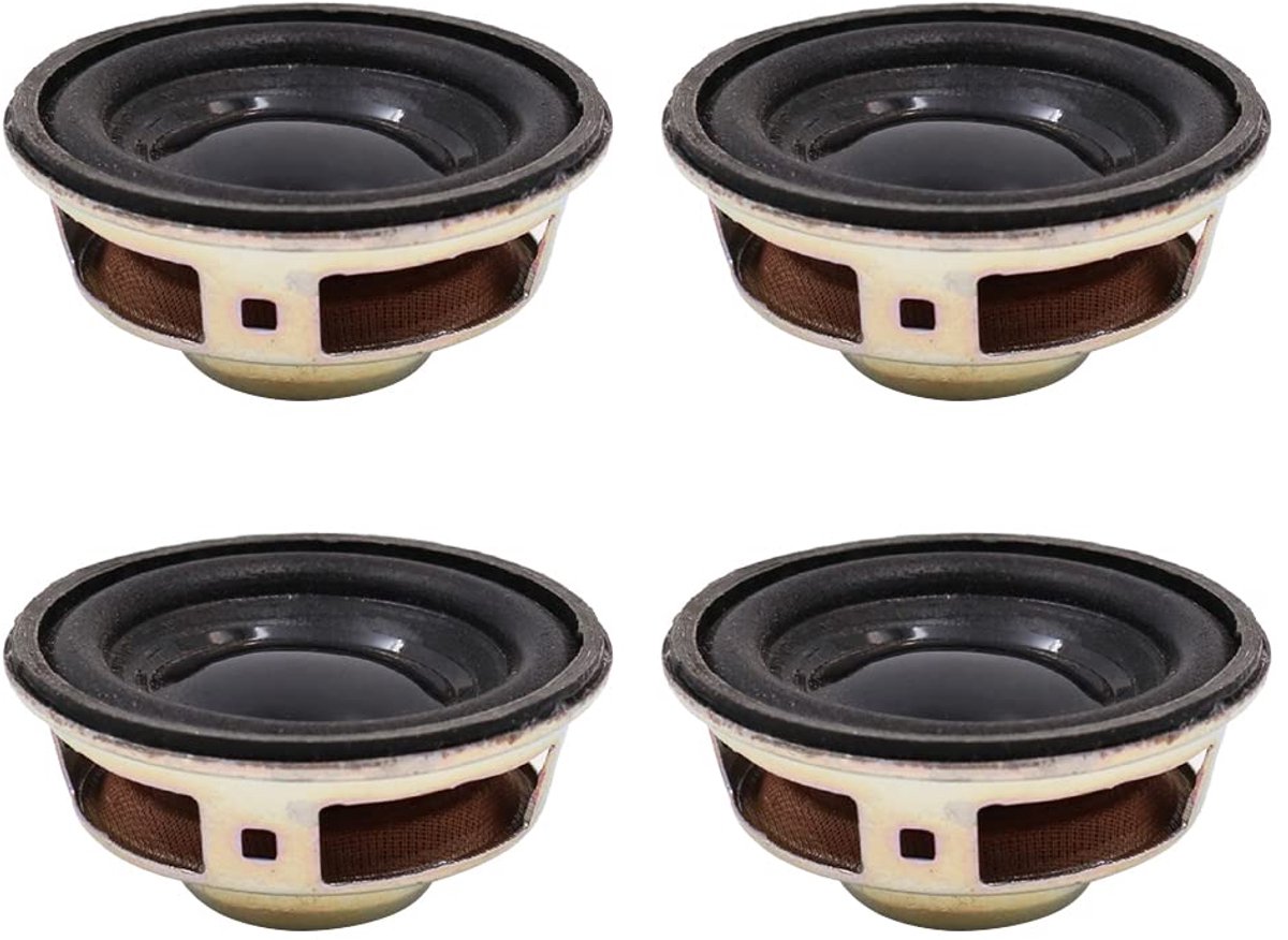 Micro-luidsprekers 4 stuks - Rond 1,5 inch - 4 ohm 3 W - Perfect voor Arduino - ShopVlot