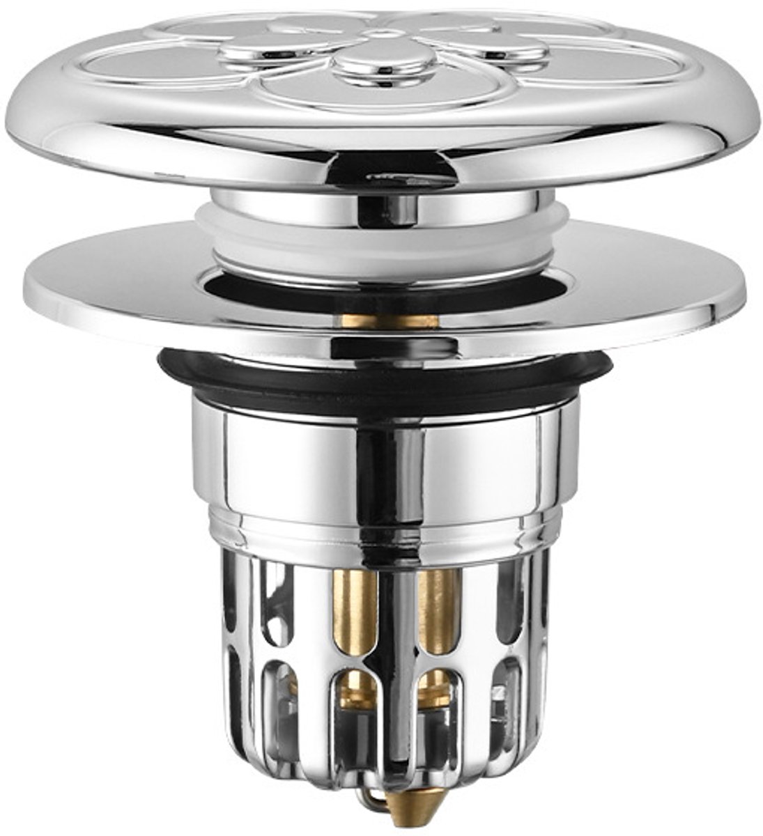 1 stuk Pop-Up Wastafelstoppen, Universele Pop Up Afvoerstop Wastafel, Badkamer Gootsteen Plug Stopper, Universal Pop Up Sink Plug, Drain Plug, voor wastafel, badkuip, keuken (34-40 mm).