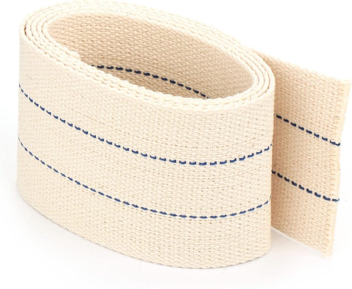 Set Katoenen Lamplont - 66 mm - 2x1 meter - Voor Olielampen en Petroleum - Geschikt voor Diverse Lantaarns