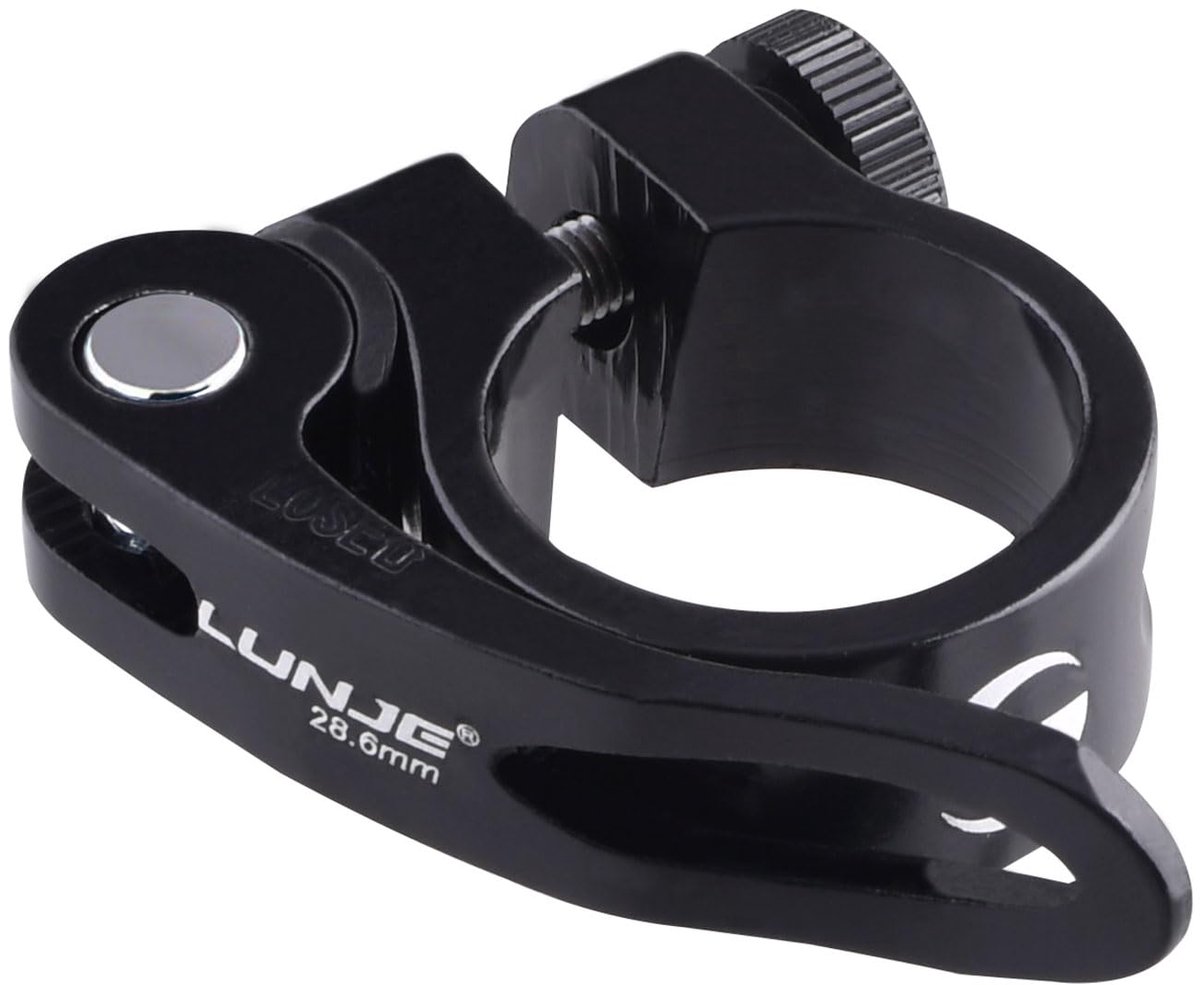 Fietszadelklem 28,6 mm - aluminiumlegering - snelontgrendeling - voor zadelpen MTB - ShopVlot