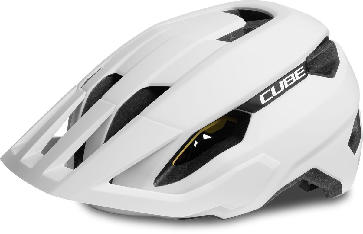 CUBE Fietshelm TROOPER YELLOW/Blauw/Roze S (52-56)