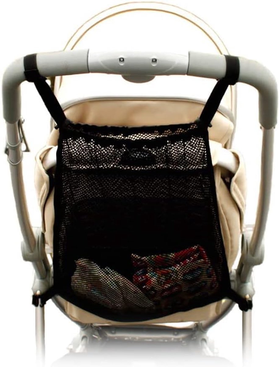 Jzhen Organizer tas voor kinderwagen, opbergzakken, nettas, achterkant van de kinderwagen, boodschappentassen voor - ShopVlot