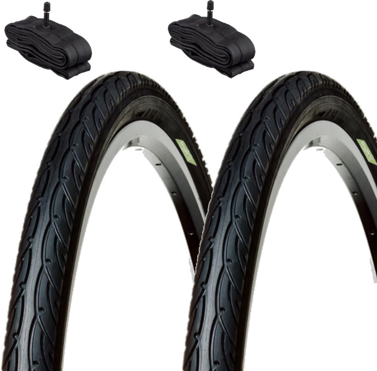 Fietsbanden 26 x 1,95 inch - Slick straatbanden - Inclusief binnenbanden - Geschikt voor hybride en mountainbike - ShopVlot