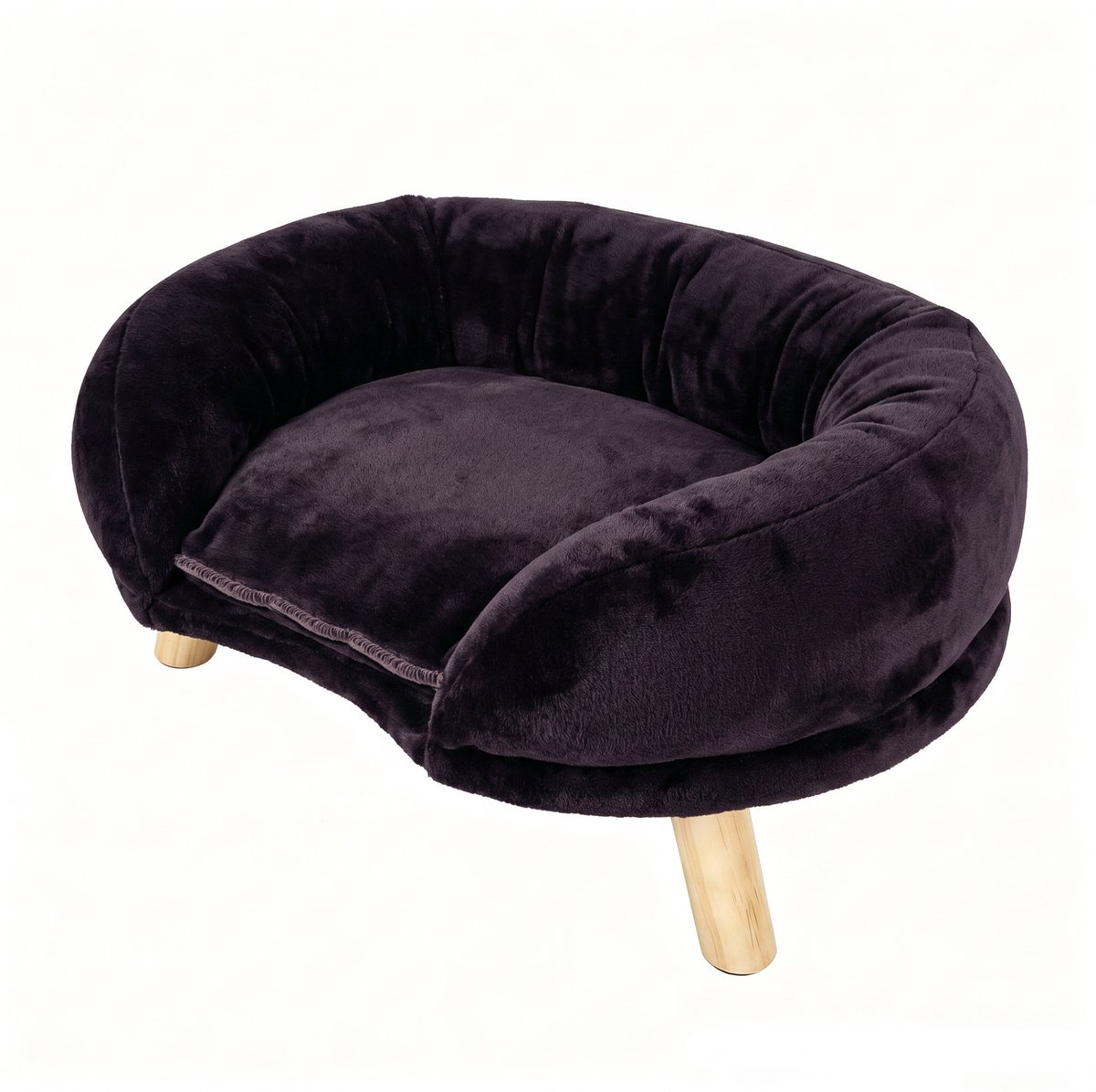 MODFU - Kattenbank - Opstaande Rand - Bruin - Polyester