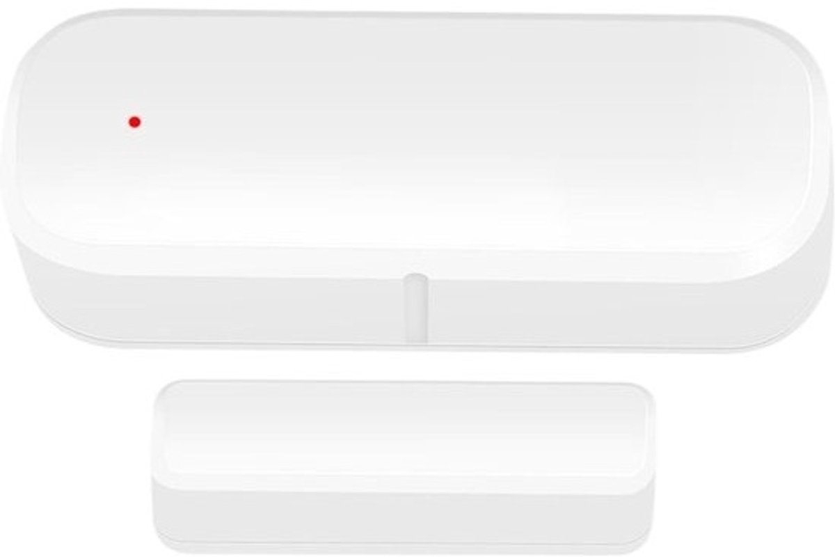 Raamsensoren - Draadloze contactsensor - Huisbeveiliging - Directe meldingen smartphone - 30x80x20mm - Wit