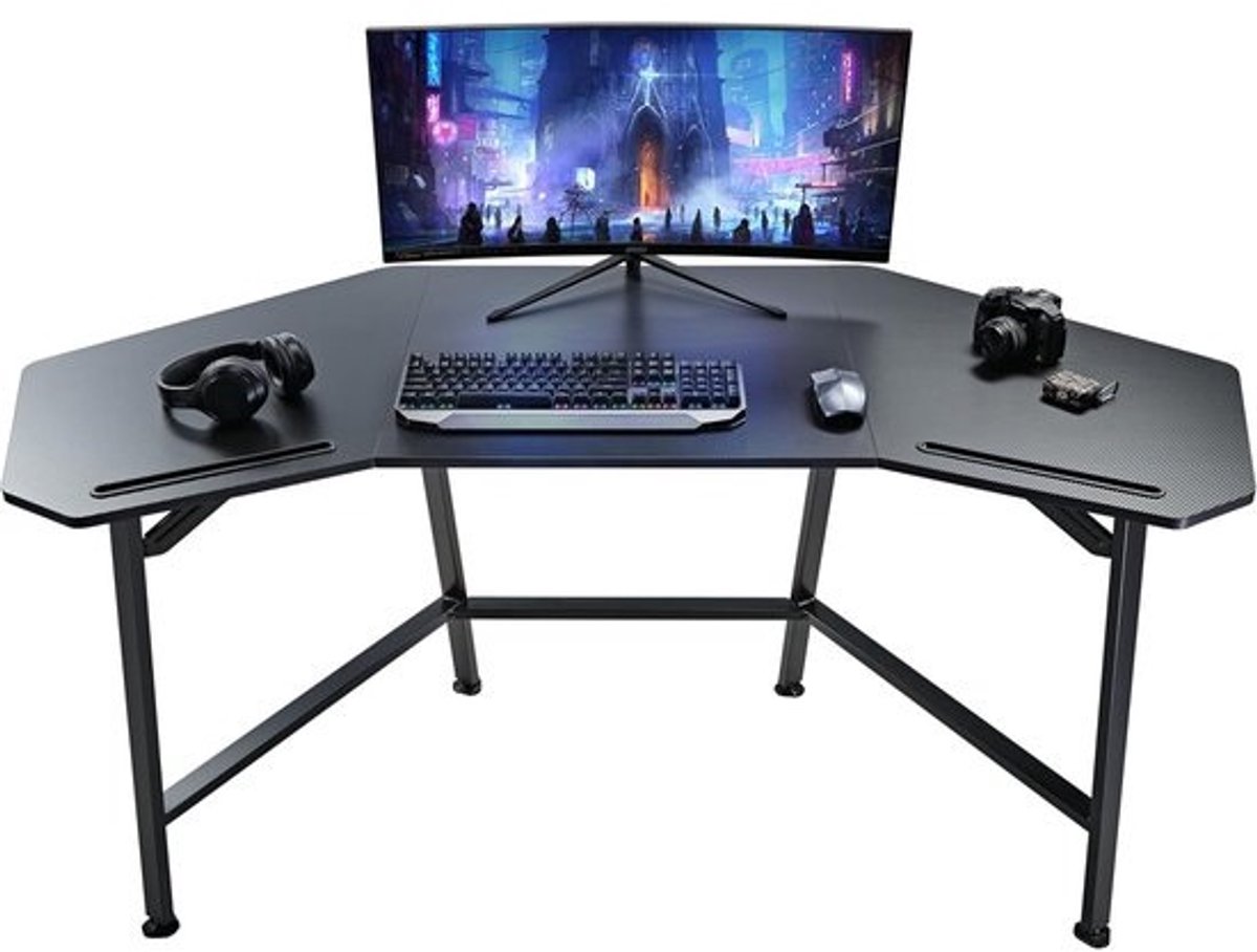 Ergonomische Gaming Bureau Tafel voor PC en Monitor - Ruimtebesparend en Stevig