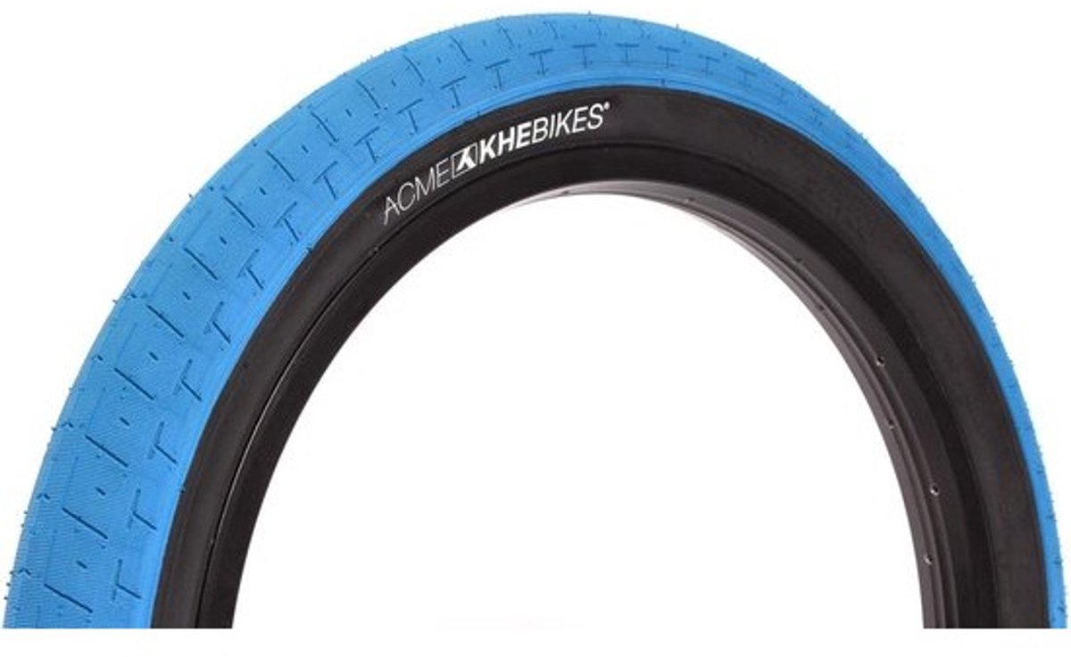BMX Banden 20 Inch 2.40 Breed Street en Park Fietsband Blauw Zwart