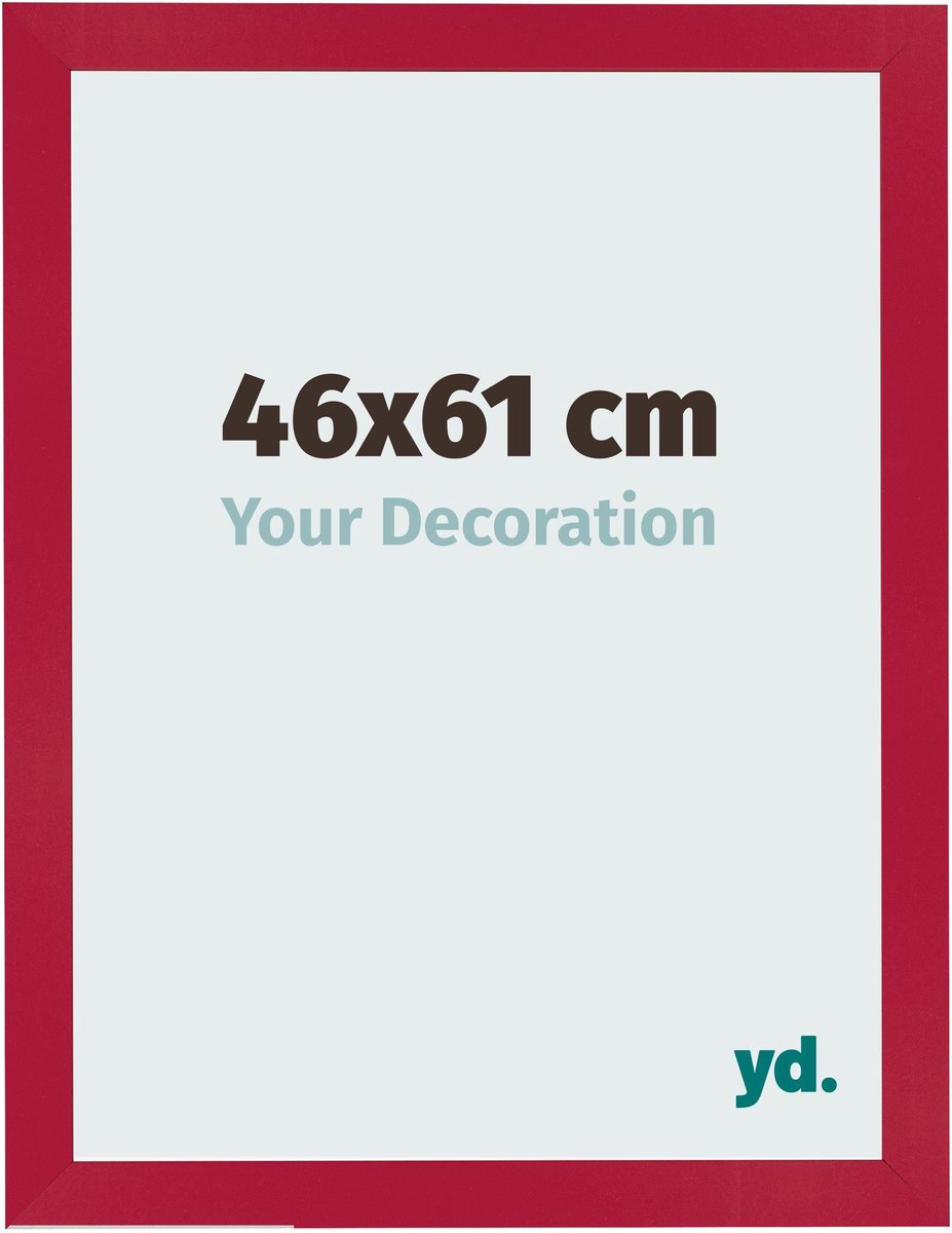 Your Decoration - Fotolijst 46x61 cm - MDF - Rood - Bologna
