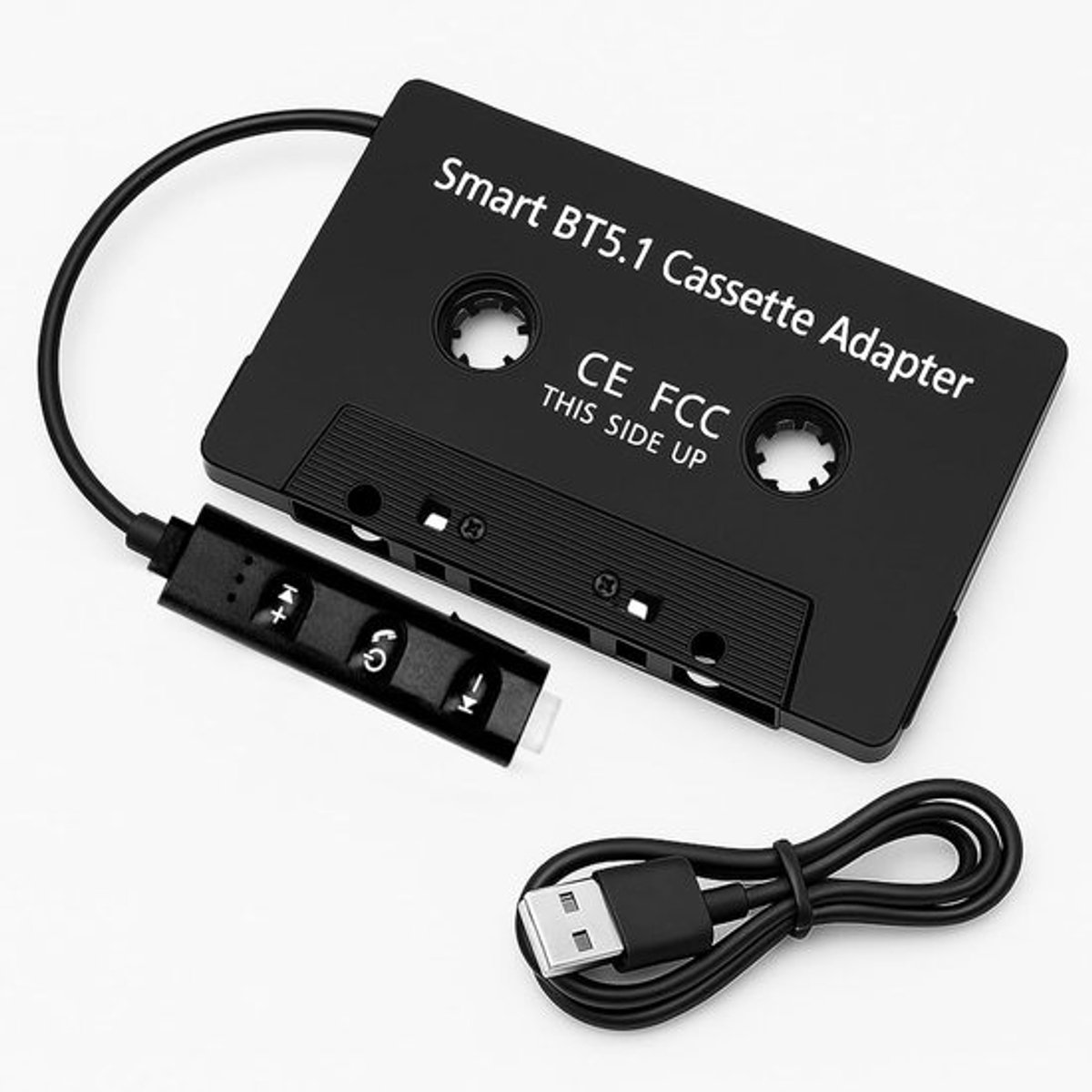Cassette Adapter - Bluetooth Converter - Auto Muziek - Handsfree Bellen - 12.5 x 10 cm