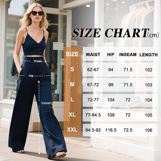 Hoge taille yoga broek voor dames, ondoorzichtig met zakken, wijde pijpen, flared leggings voor fitness, training en dagelijks gebruik — afbeelding 5