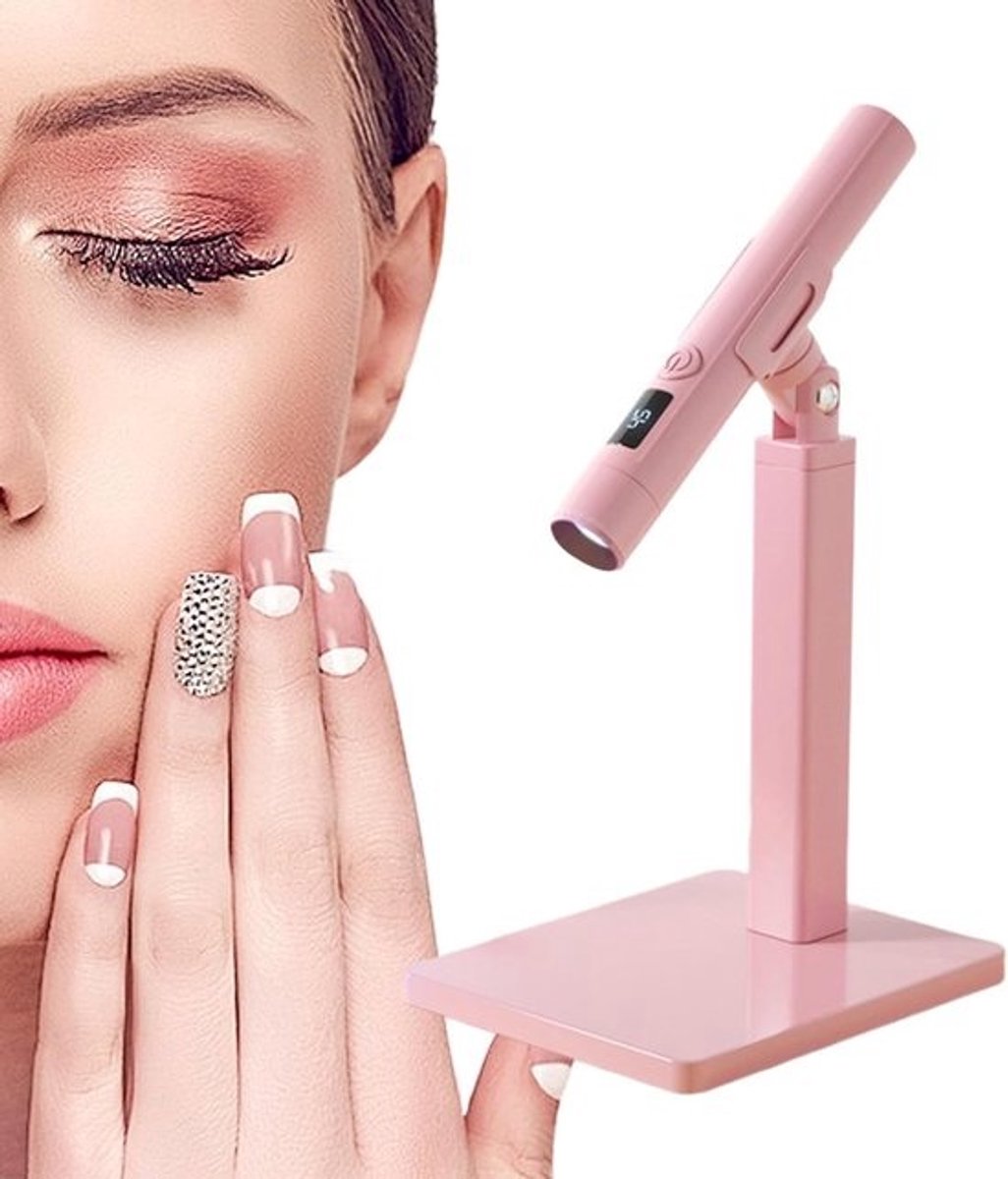 Nageldroger Lamp - UV LED Lamp - Gelnagels Uitharden - 360 Graden Beugel - 2.2 x 9.2 x 2.2 cm