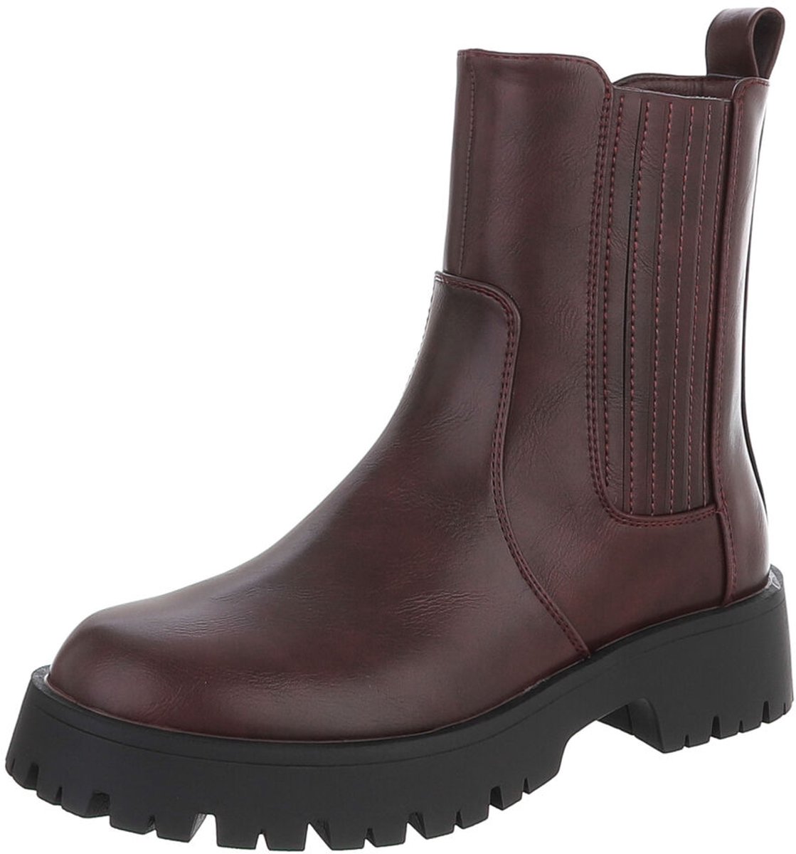 Enkellaars - profielzool en elastische inzet - dames Mt:38