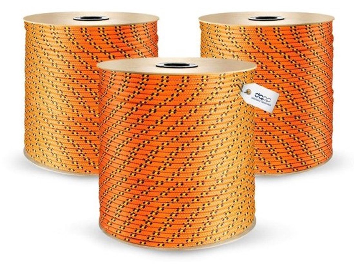 Polypropyleen Touw - Gevlochten Koord - Vastzetten & Bevestigen - Weerbestendig & Geurloos - 10mm 10 Meter - Oranje