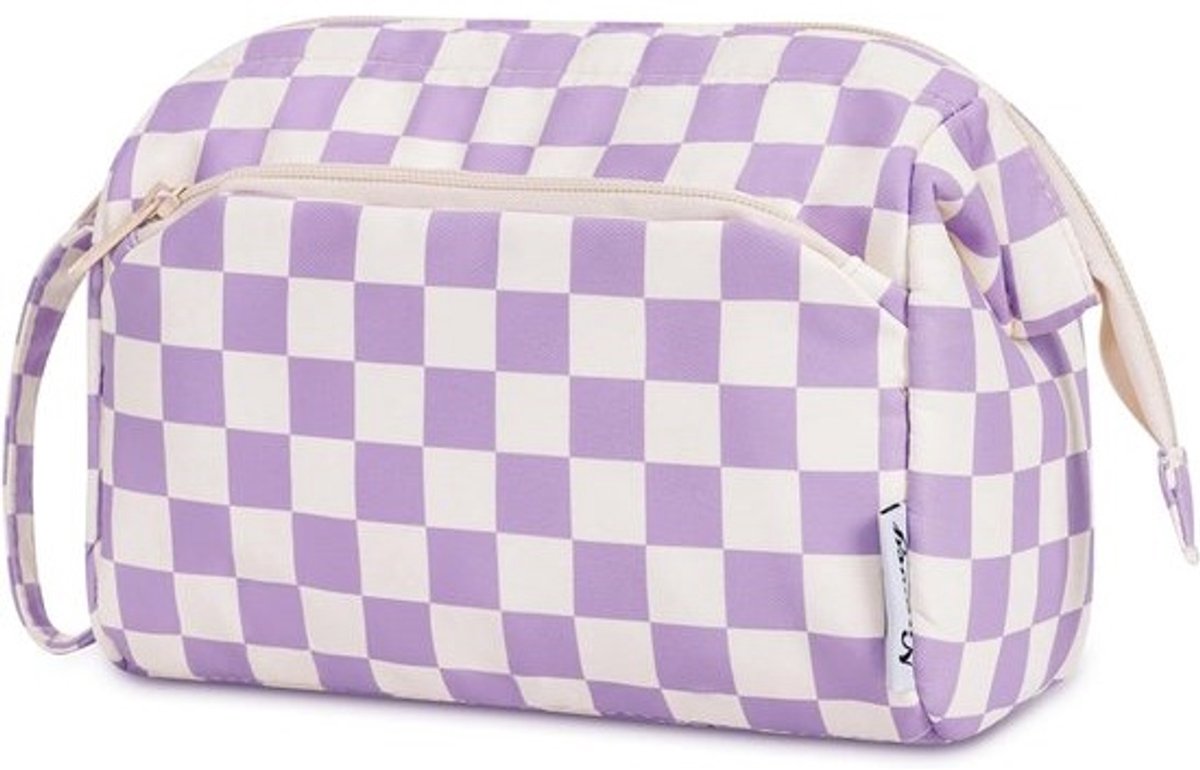 Grote Make-Uptas met Wijd Open Ritssluiting voor Dames - Ideale Reistas en Cosmetische Organizer