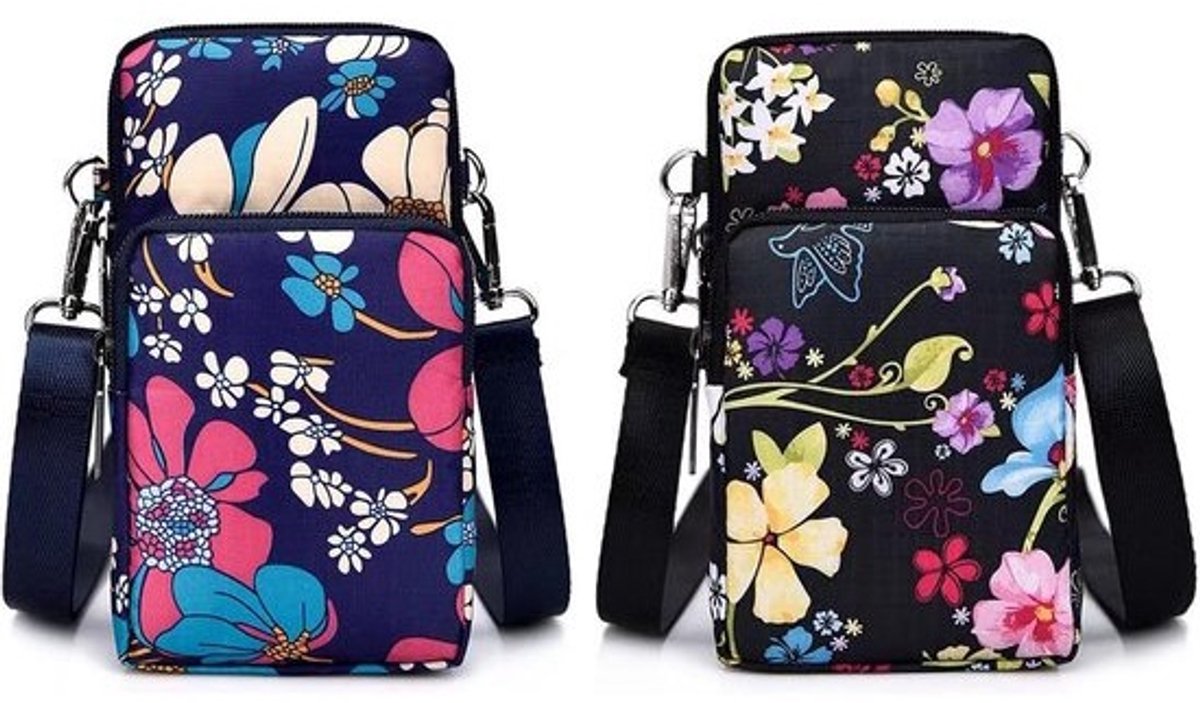 2 Stuks Dames Schoudertas - Kleine Crossbody Tassen voor Vrouwen