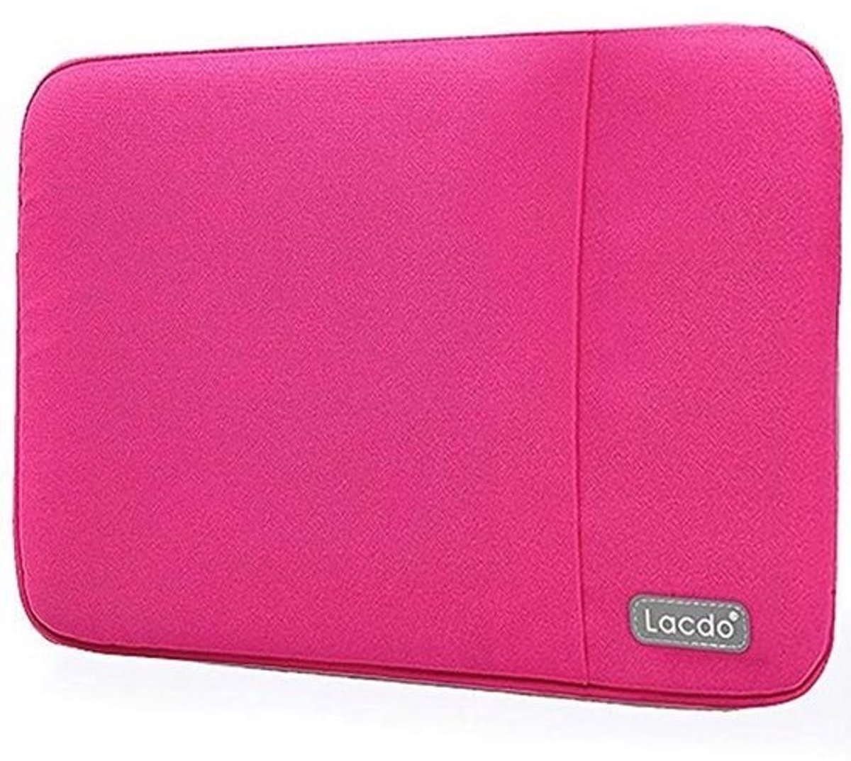 Waterproof Neoprene Laptop Sleeve 11-13.3 Inch - Pink with Zipper Pocket