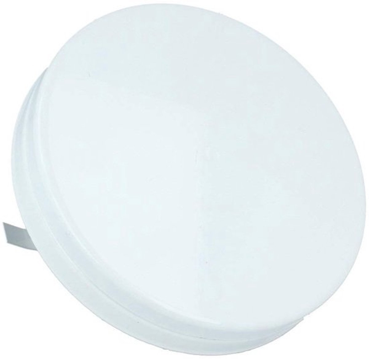 Dailygoods- Voegerventiel Wit RAL 9016 - Dekselventiel - Ventilatieventiel - Verstelbaar - Verzinkt Plaatstaal - Diverse Maten 125 mm - Luchtrooster