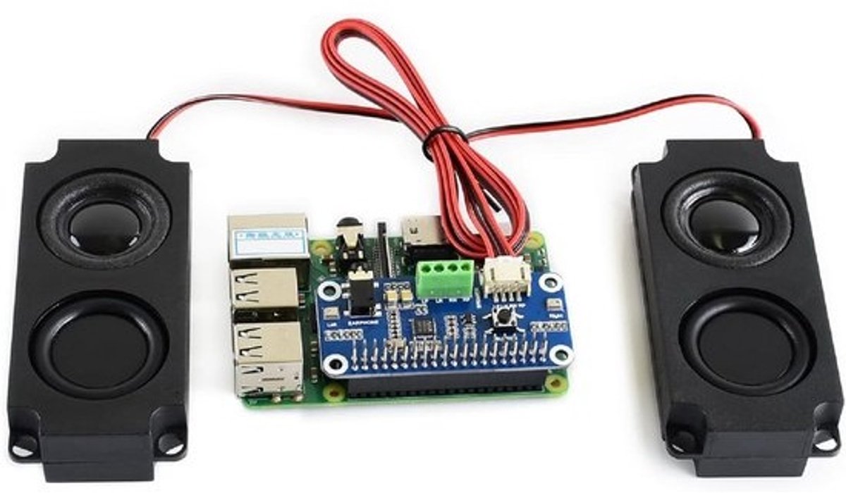Hi-Fi Geluidskaart Compatibel met Raspberry Pi 5/4B/3B+/3B/Zero 2W/Zero WH