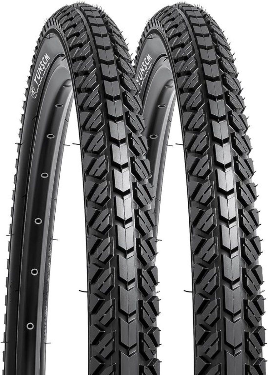 Fietsbanden 2 stuks - Buitenbanden Mountainbike - Off-road rijden - Goede tractie - 26 x 1.95 inch - Zwart