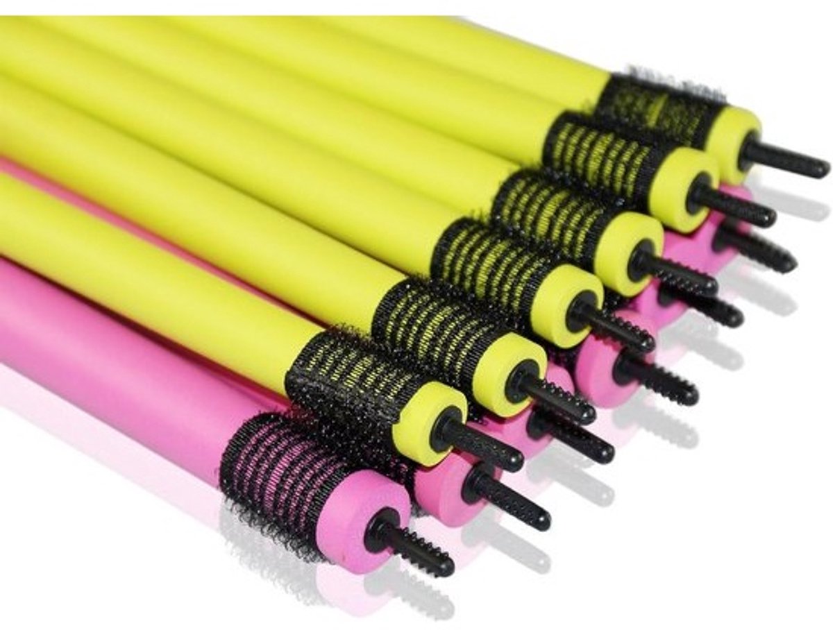 36 Flexibele Haarrollers voor Krullen Ø 15mm en Ø 20mm