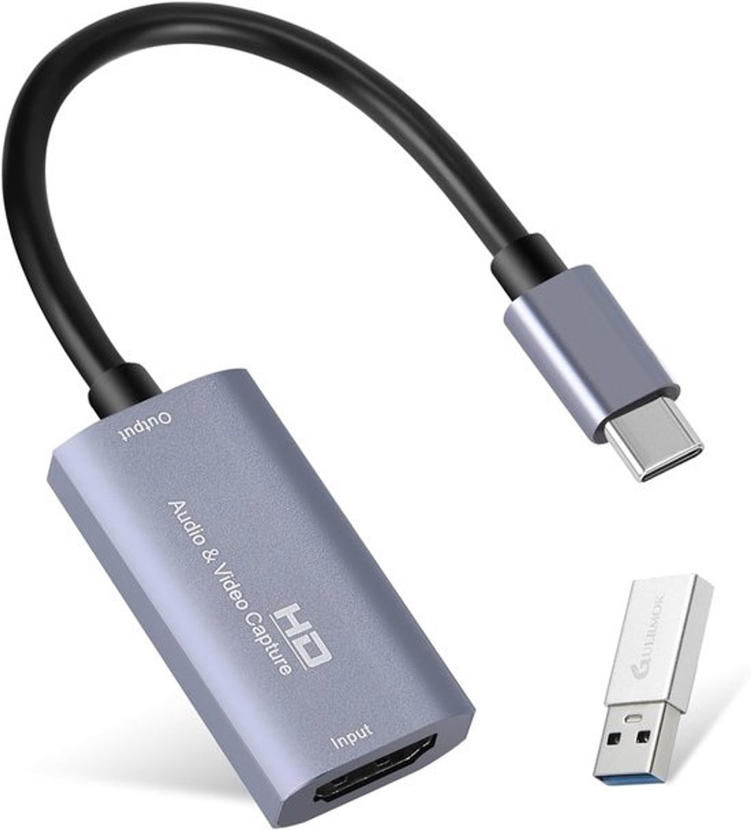 Video Capture Card HDMI naar USB C | 4K 1080P 60FPS Capture Apparaat voor Gaming en Live Streaming