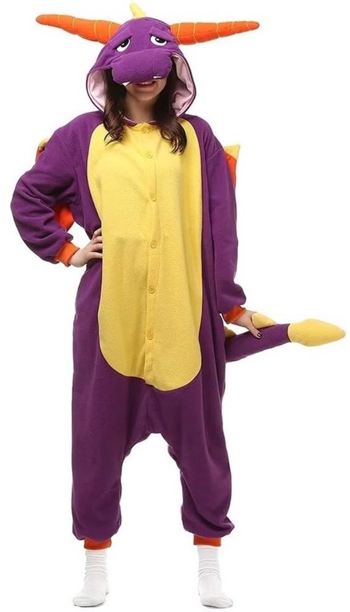 Dieren Onesie Pyjama voor Volwassenen Carnaval en Halloween Kostuum