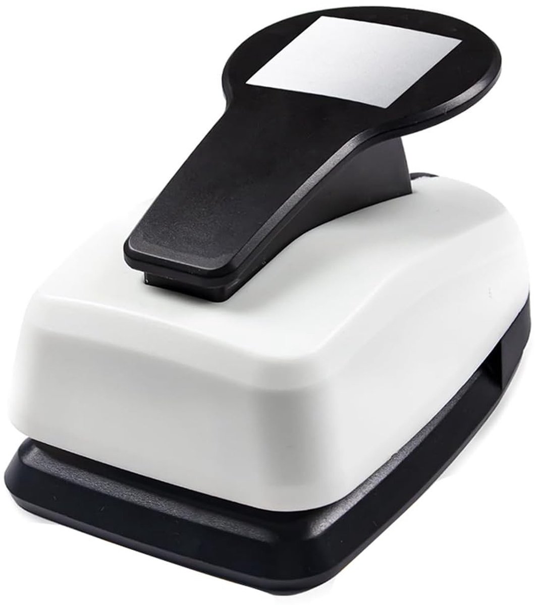Ponsmachine voor vierkante vormen, 2-delig, ideaal voor papierwerk, scrapbooking en knutselen