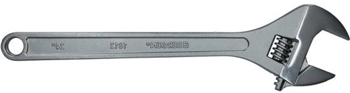 Verstelbare Sleutel - Apenmoersleutel Loodgieterssleutel - Reparaties Uitvoeren - Precisie Gefreesde Kaken - 600mm 0-60mm - Chroom