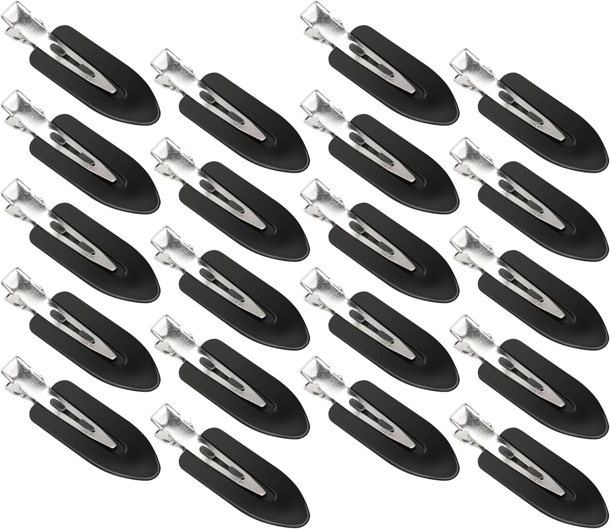20 Stuks Geen Vouw Haarspelden voor Haarstyling en Make-up Toepassingen - Zwart, Perfect voor Vrouwen en Meisjes