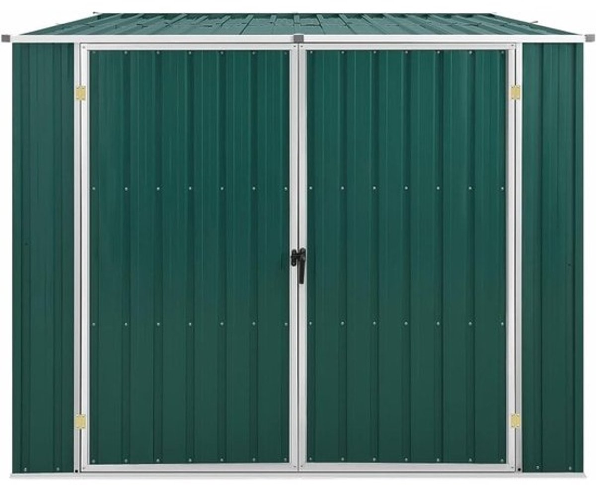 Tuin Opslag Schuur - Gereedschap Opbergen - Buiten Leven - Ventilatie Openingen - 116x45x175 cm - Bruin